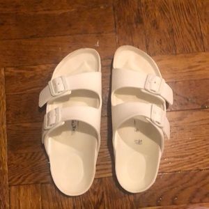 White Eva Birkenstock size 39/ women’s 8